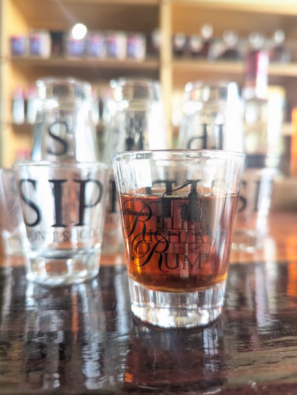 Sip! Don't Shoot your favorite libation. Shot glass